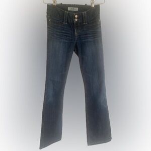 GAP  Dark Jeans, Curvy Boot Cut Stretch. Size 0